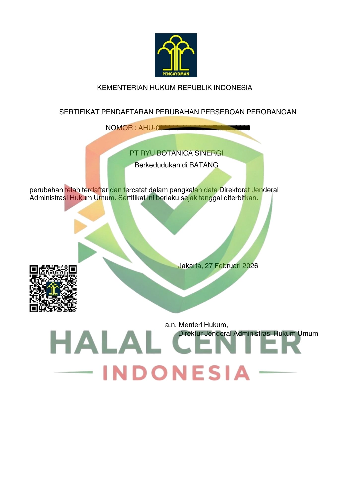 PT Ryu Botanica Sinergi