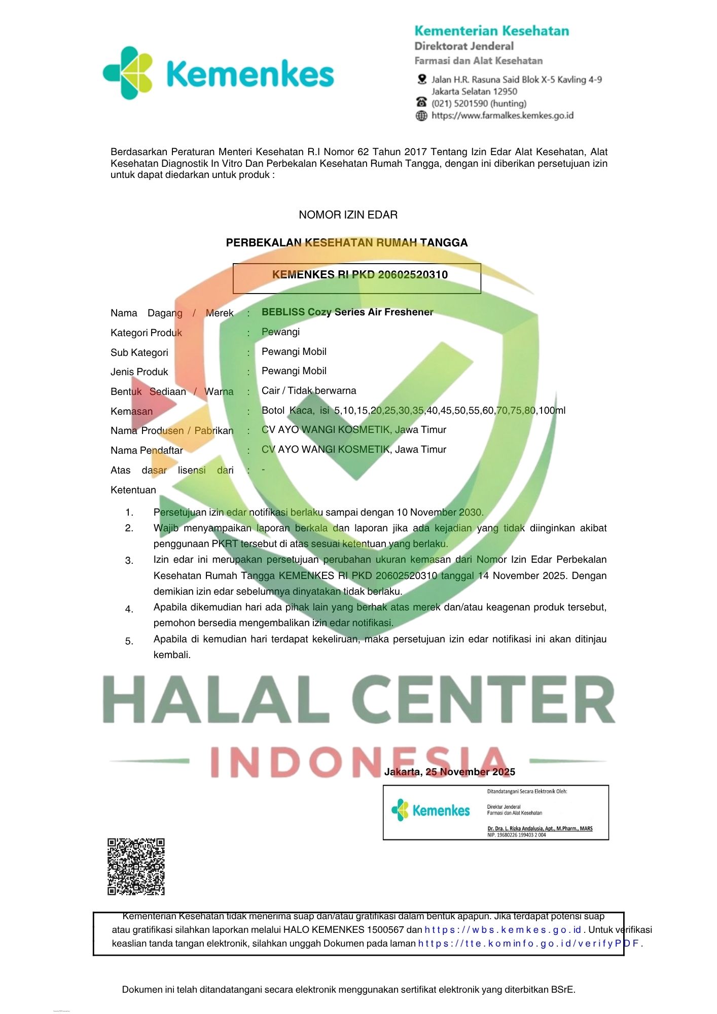 CV Ayo Wangi Kosmetik