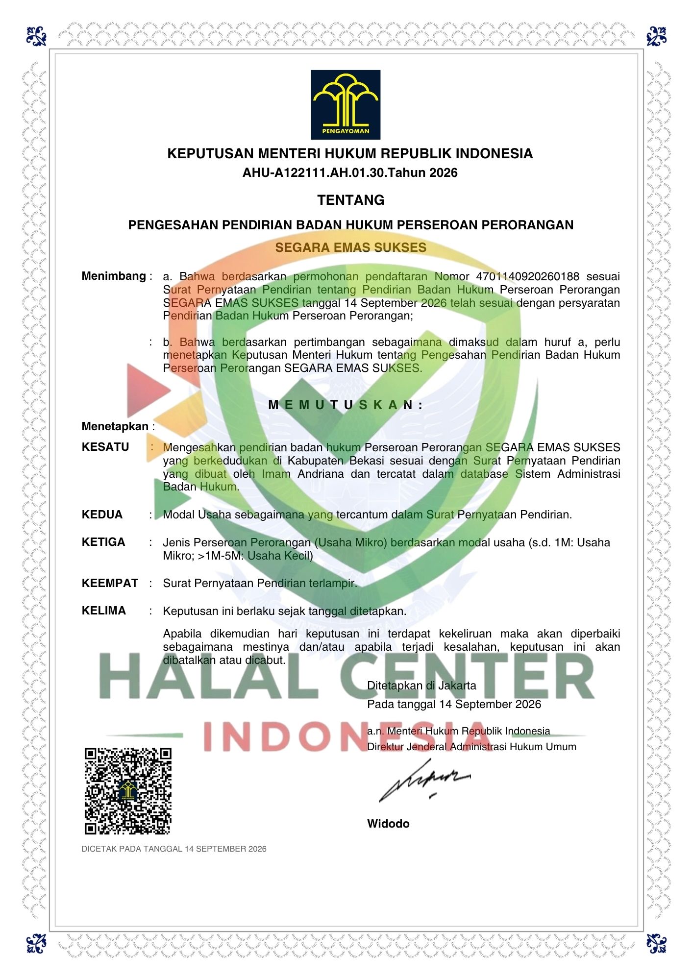 PT SEGARA EMAS SUKSES