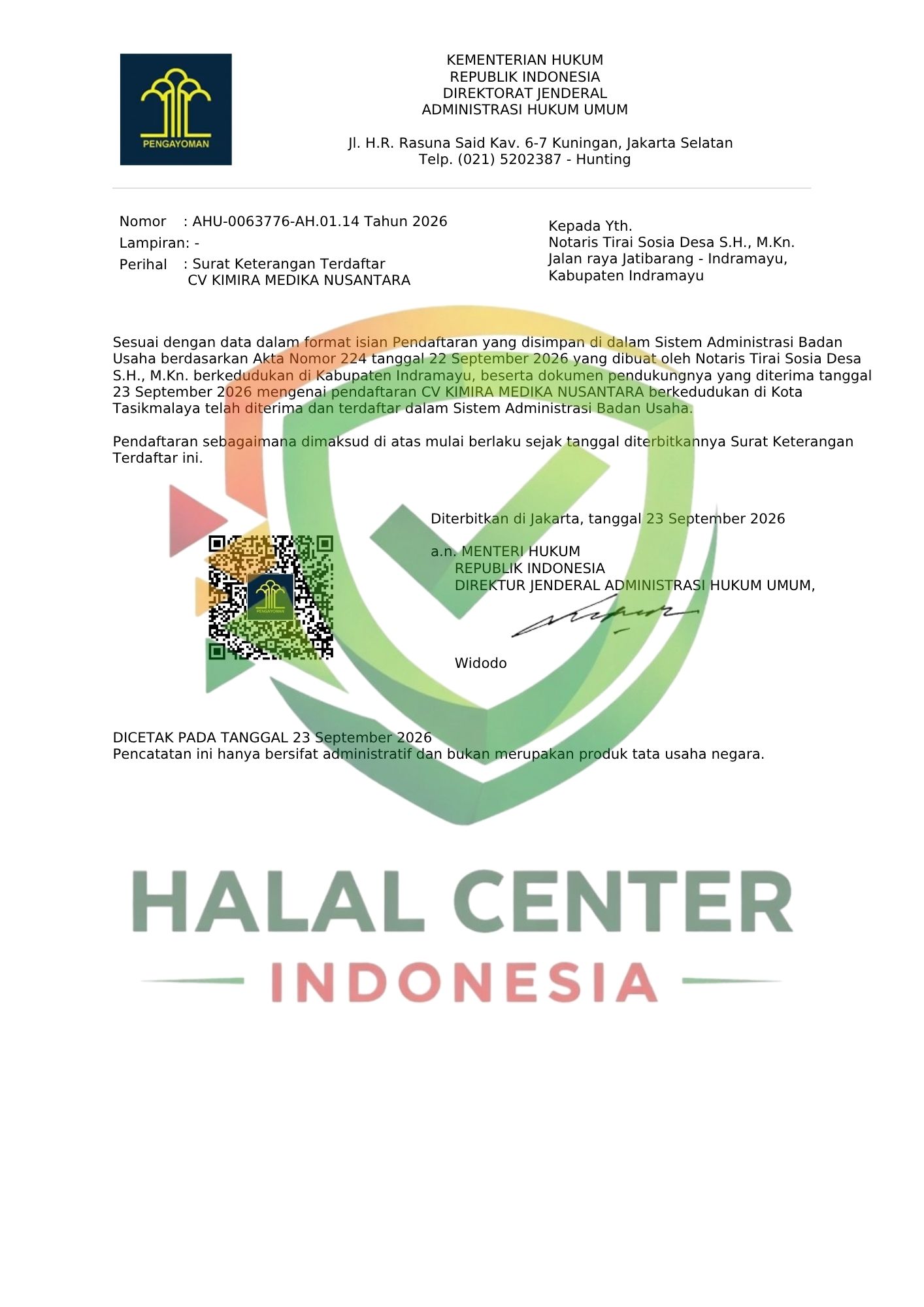 CV Kimira Medika Nusantara
