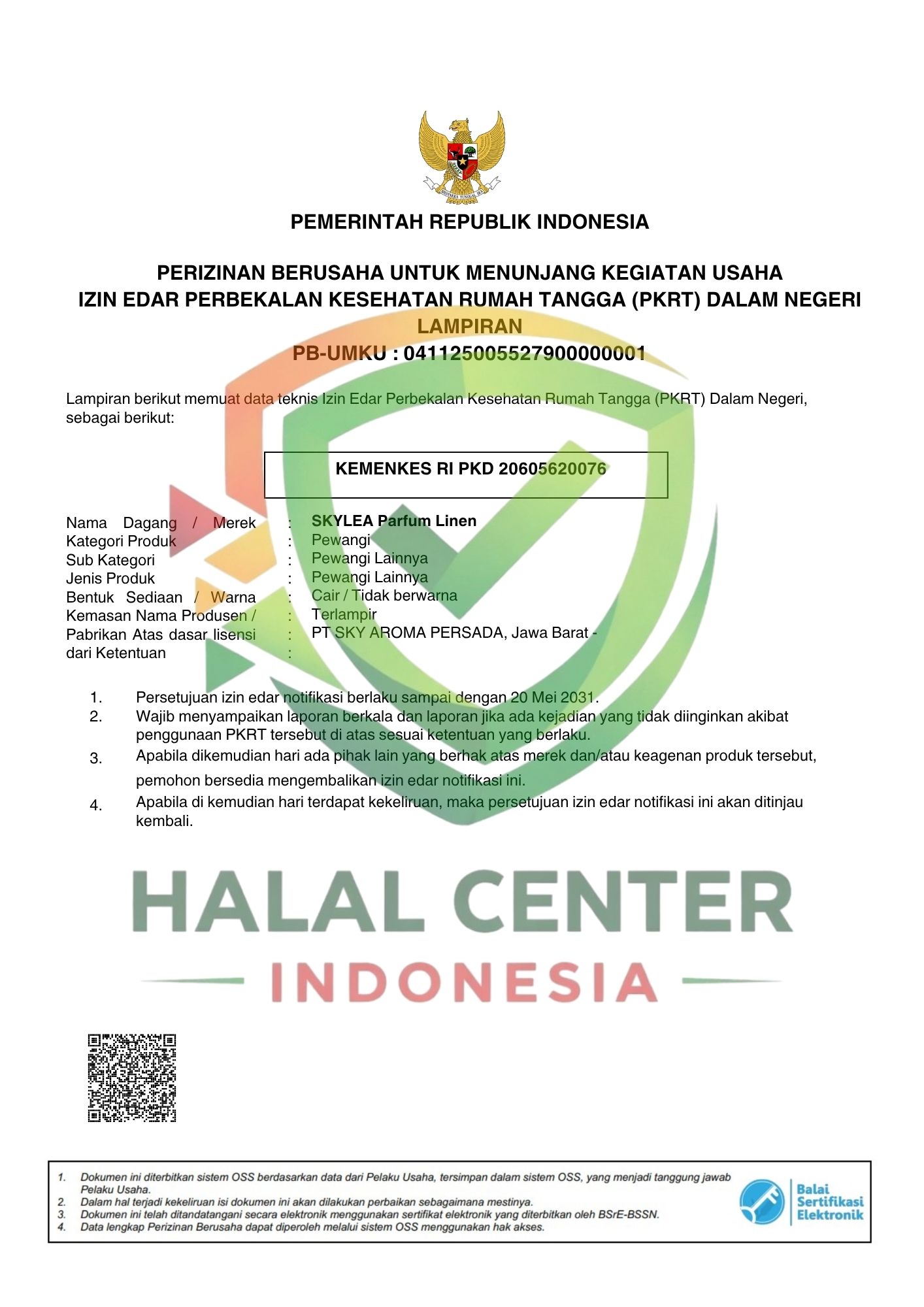 PT Sky Aroma Persada